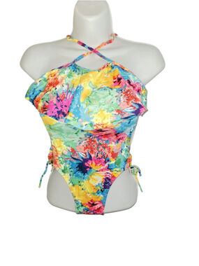 Juniors Momentum Brands Multi-color Tie-Dye One Piece Swimsuit 11/12